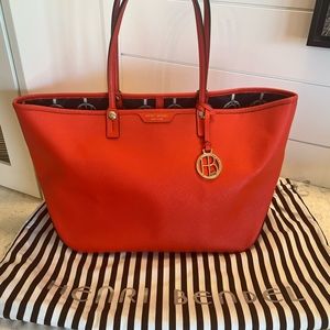 Henri Bendel Orange Tote
